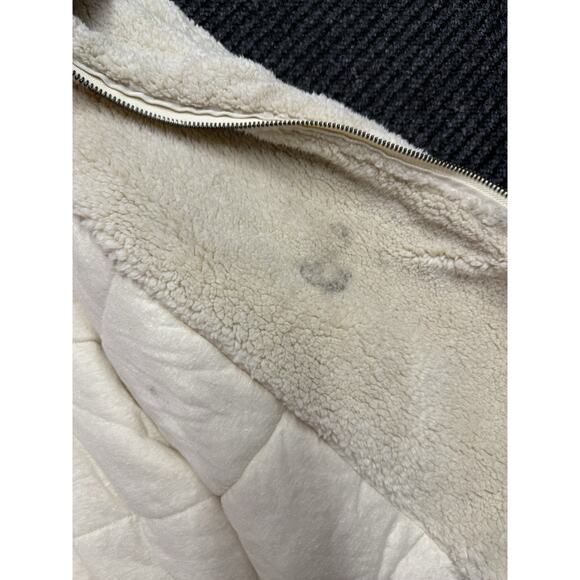 NWT Free People We The Free Raya Cozy Teddy Jacket Ivory Fleece XL - Picture 12 of 13